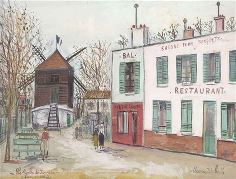 Artwork By Maurice Utrillo Le Moulin De Sannois Val Doise Made Of Gouache Over Pencil On