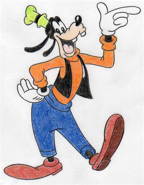 How To Draw Goofy Full Body Step By Step