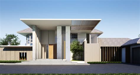 3ds Max Render Facade House House Exterior Architecture