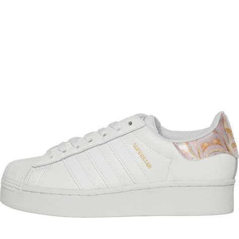 Buy Adidas Originals Womens Superstar Bold Trainers Core Whitecore