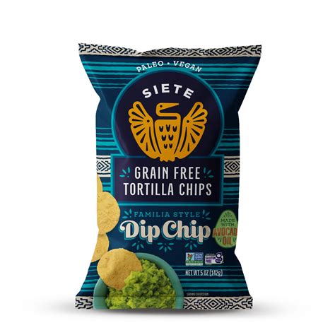 dip chip grain free tortilla chips 5 oz 6 bags