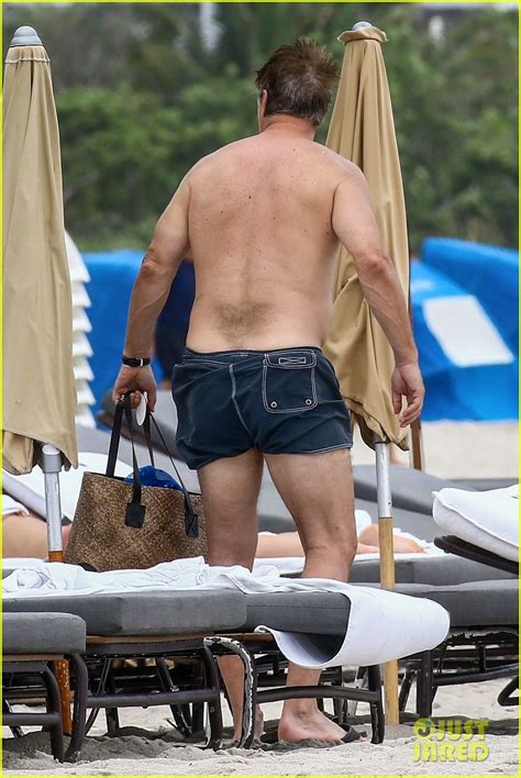 Chris Noth Goes Shirtless On The Beach During Miami Vacation Photo 4082909 Chris Noth