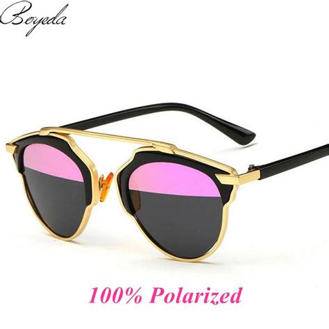 2017 metal flat top female rihanna luxury polarized sunglasses women brand designer retro metal