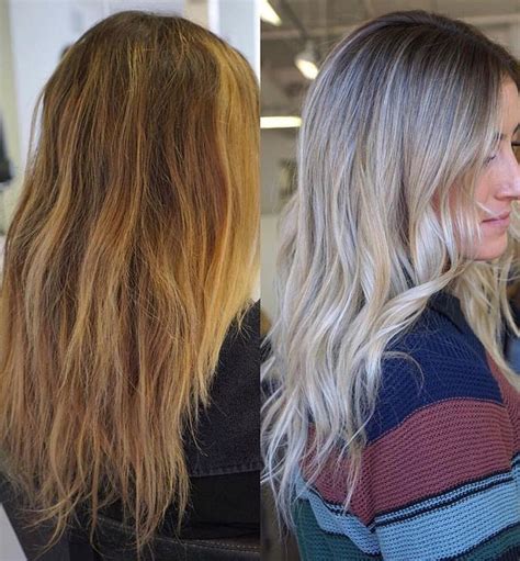 Before And After By Colorbymichael Pre Toned With The Fanola Vegan No Yellow Shampoo All Fanola