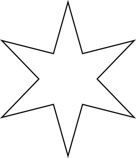 Printable Star Pattern Template Clipart Best Church Banners Star