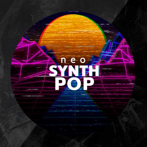 Spotify Playlist Album Art Synth Pop 80s 90s 10s 00s Domestika