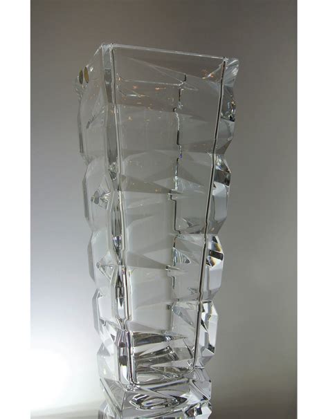 Beautiful Crystal Glass Vase Bohemia Crystal Hand Cut Br