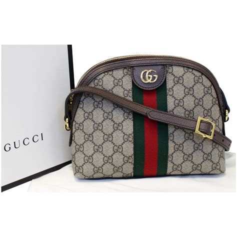 Gucci Ophidia Gg Supreme Canvas Small Shoulder Bag Beige 499621 Us