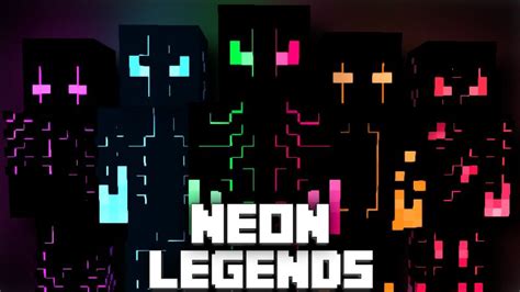Neon Legends By Pixelationz Studios Minecraft Skin Pack Minecraft