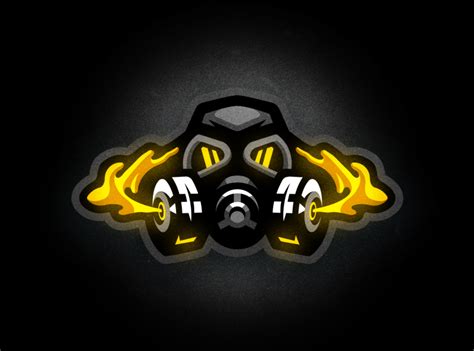 Gas Mask Mascot Logo Gas Mask Sports Logo Inspiration Logo Inspiration