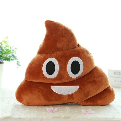 Poop Emoji Iphone Throw Pillow Decorative Plush Toy Kawaii Babe