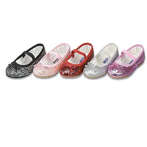 Sophias Style Toddler Girls Silver Glitter Slip On Dress Shoes 8