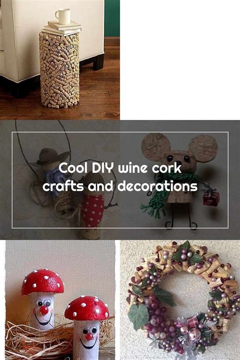 Cork Crafts Cool Diy Wine Cork Crafts And Decorations Wine Cork