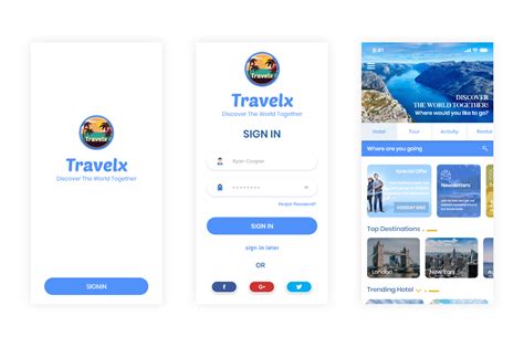 Travel Hotel And Taxi Booking App Template In Flutter Clickatory
