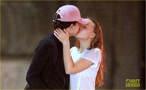 Timothee Chalamet Kisses Lily Rose Depp See The New Pics Photo
