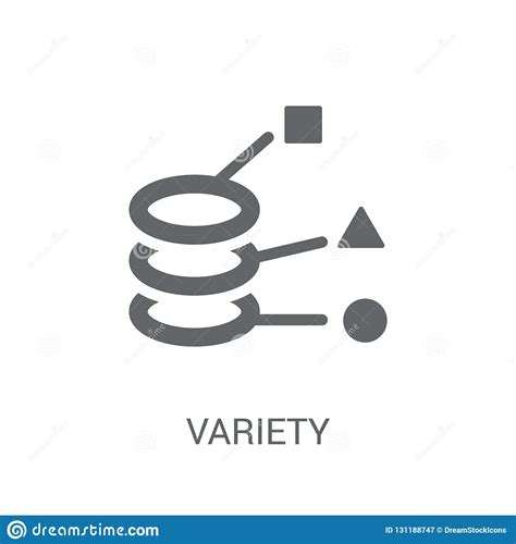 Variety Icon. Trendy Variety Logo Concept On White Background Fr Stock ...