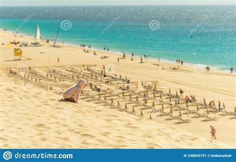 Beach In Morro Jable Las Palmas Spain Editorial Photo Image Of Holiday Shore