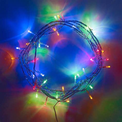 Solar Multicolour 10m 50 Led Christmas Tree Fairy Lights