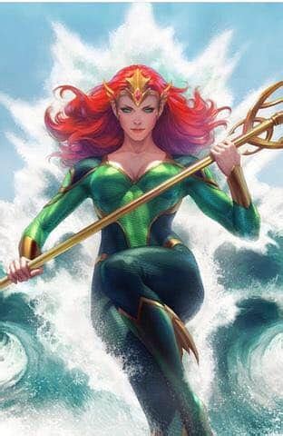 New Mera Supergirl Artgerm Variants Now On Presale Legacy Comics And Cards Trading Card
