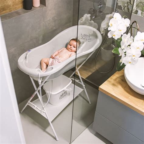 Renfox badewannenmatte duschmatte antirutschmatte badewanne badewanneneinlage für kinder baby badewanne rutschmatte: LUPPEE Babywanne Badewanne mit Stöpsel und Antirutschmatte ...