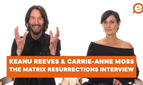 Keanu Reeves And Carrie Anne Moss Tell Us What Brought Them Back For