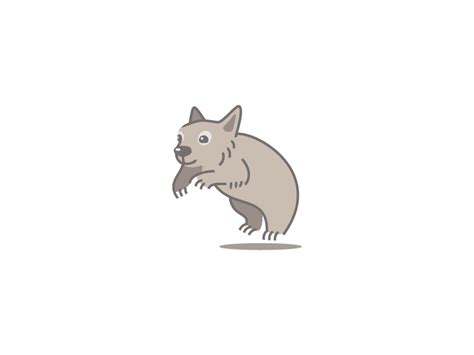 Wombat Cartoony By Stevan Rodic On Dribbble