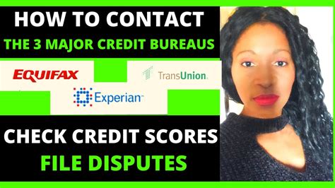 Who Are The 3 Major Credit Bureaus Youtube
