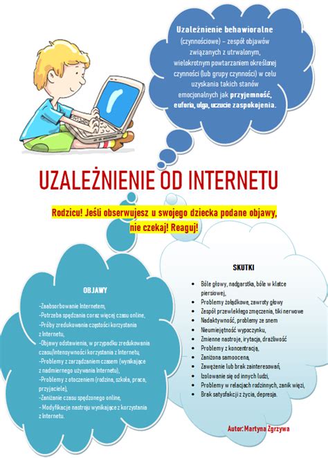 Uzale Nienie Od Internetu Szko A Podstawowa Nr Specjalna Dla Dzieci Przewlekle Chorych W