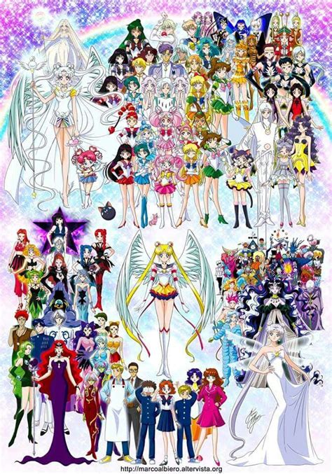 Everyone Every Season Sailor Moon Character Sailor Moon Stars Sailor Moon Wallpaper