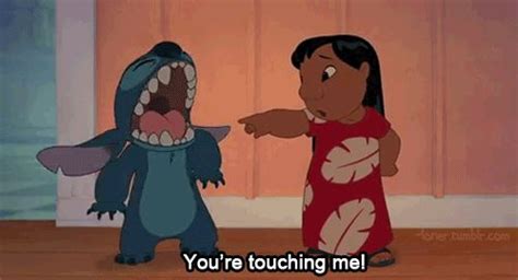Im Not Touching You Lilo And Stitch Lelo And Stitch Disney Funny