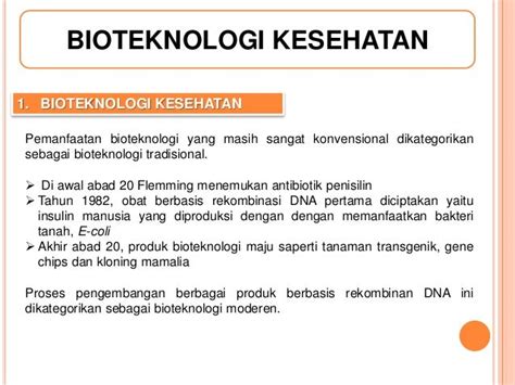 Contoh Bioteknologi Modern Kesehatan Viral Update