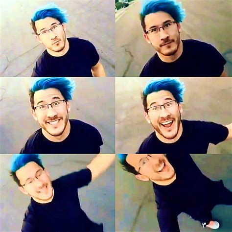 His Hair In This Video Is On Point 👌🏻😍😜💙 Markiplier Mark Edward