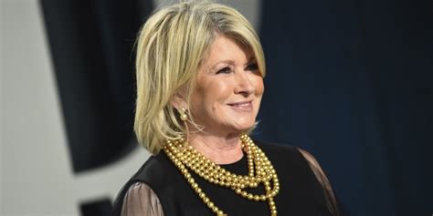 Martha Stewart Wears A Black Minidress To An Oscars Party