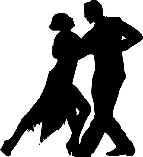 Ballroom Dancers Silhouette At Getdrawings Free Download