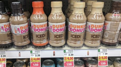 Dunkin Donuts Iced Coffees Only 050 At Kroger Mega Sale