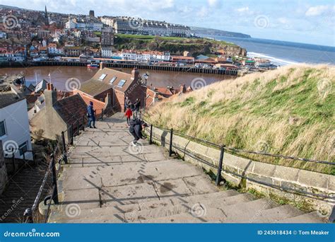 Whitby Editorial Stock Image Image Of Stairs Famous 243618434