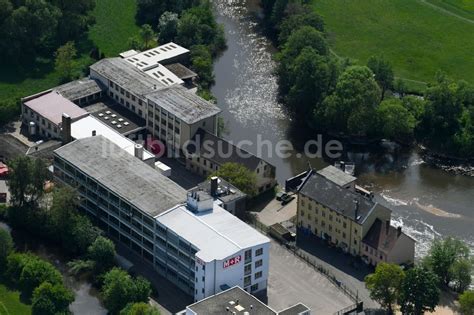 Erlangen Aus Der Vogelperspektive Bürogebäude Des Geschäftshauses Der