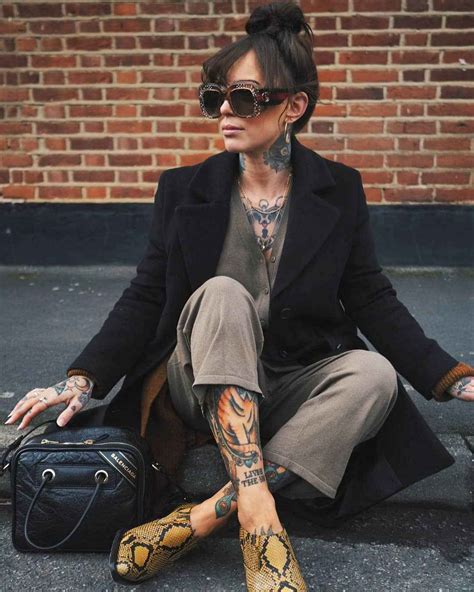Tattooed Model And Fashion Blogger Sammi Jefcoate Inkppl