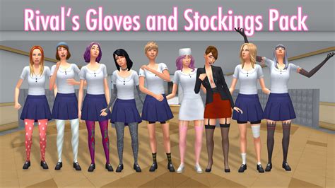 Cas Fulleditmode “rivals Gloves And Stockings Packincludes 9 Pairs