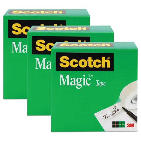 Scotch Magic Tape Refill 3 Core 1 X 72 Yds Clear 3pack Michaels