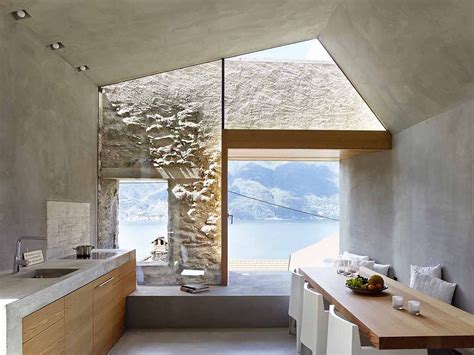 Modern Makeover Of An Old Stone House With Views Of Lake Maggiore