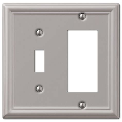 Check spelling or type a new query. Hampton Bay Chelsea 1 Toggle and 1 Decora Wall Plate, Nickel-149TRBN - The Home Depot