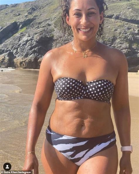 Saira Khan 51 Showcases Her Slim Beach Build In Cornwall As She Shares Body Positive Post