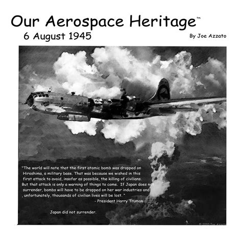 The world zionist congress demanded that 1 million jews be admitted to palestine. Our Aerospace Heritage: 6 August 1945 - Hiroshima
