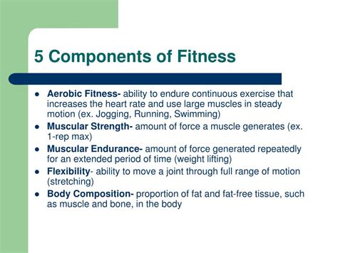 Ppt Chapter 3 Physical Fitness Powerpoint Presentation Free