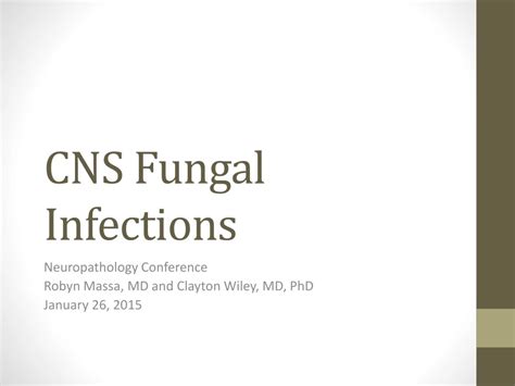 Ppt Cns Fungal Infections Powerpoint Presentation Free Download Id