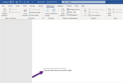 Insert References As Footnotes In Word Valusource Support
