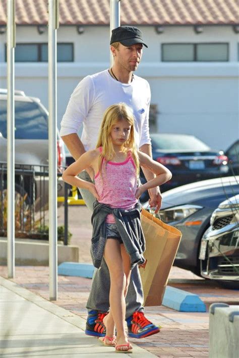 Father Of Two Chris Martin Stepped Out With Daughter Apple 9 In Malibu Calif On Saturday