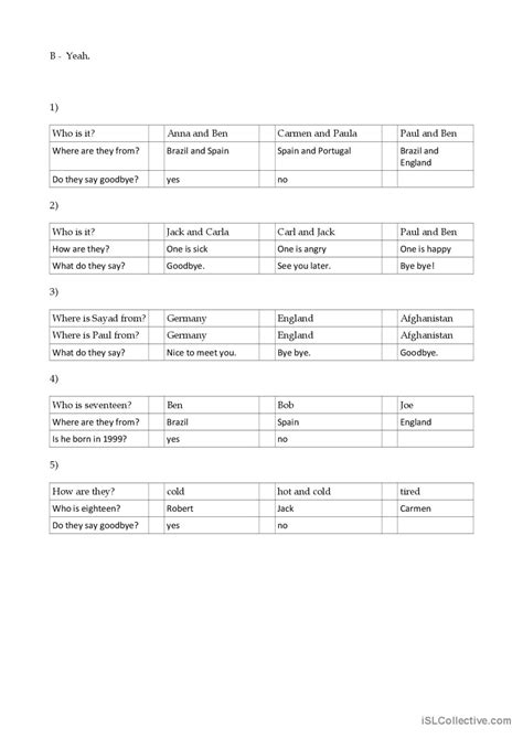 Introduction Dialogues And Questionn English Esl Worksheets Pdf And Doc