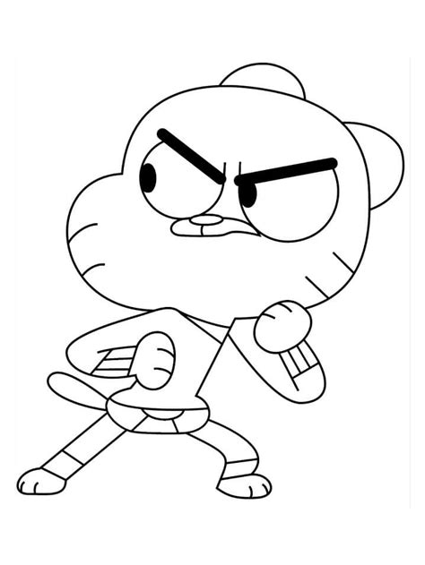 Gumball Watterson Colouring Pages Sketch Coloring Page Sketch Coloring Page My Xxx Hot Girl
